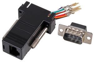 SERIAL PORT ADAPTER,DB9 MALE-RJ45 FEMALE PSG91630