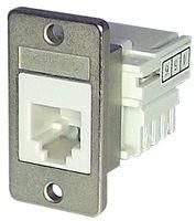 RJ12 CONNECTOR, JACK, 6P6C, 1PORT, PANEL KSH66WHPM