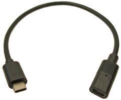 USB CABLE, 3.1 TYPE C PLUG-RCPT, 300MM FCR72000