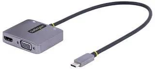 MEDIA CONVERTER, USB C-HDMI/VGA 122-USBC-HDMI-4K-VGA