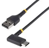 USB CABLE, 2.0, A PLUG-C R/A PLUG, 300MM R2ACR-30C-USB-CABLE