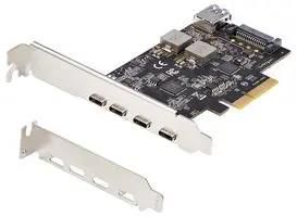 USB PCIE EXPANSION CARD, 5PORT, 10GBPS PS4C3IA3-USB-C-CARD