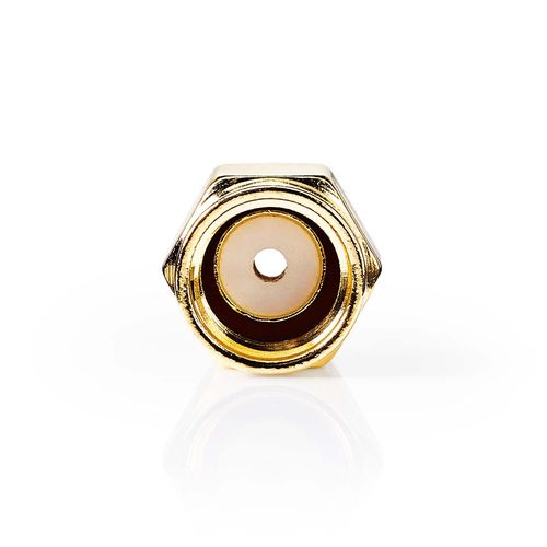 SMA Connector | Straight | Male | Gold Plated | 50 Ohm | Crimp | Cable input diameter: 2.55 mm | Metal | Gold | 2 pcs | Box CSGB02900GD 5412810425600