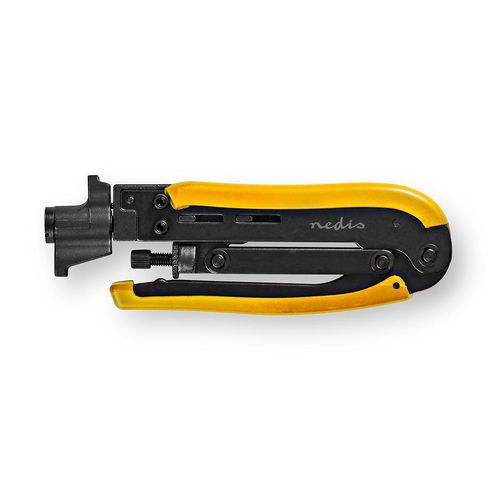 Antenna Cable Installation Tool | Crimp Plier Tool | Black / Yellow | ABS / Steel CSGG49530YE 5412810327102