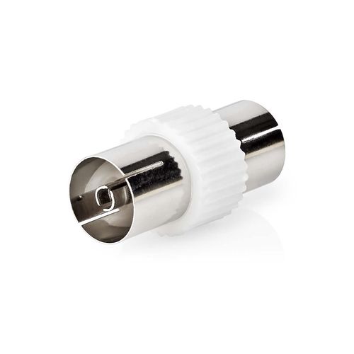 Satellite & Antenna Adapter | IEC (Coax) Female | IEC (Coax) Female | Nickel Plated | 75 Ohm | Straight | Metal / Plastic | White | 1 pcs | Envelope CSGP40941WT 5412810283088