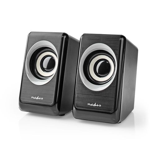 PC Speaker | 2.0 | 18 W | 3.5 mm Male | USB Powered | Volume control | Connection output CSPR20020BK 5412810272372