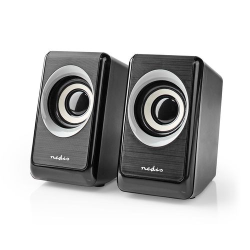 PC Speaker | 2.0 | 18 W | 3.5 mm Male | USB Powered | Volume control | Connection output CSPR20020BK 5412810272372