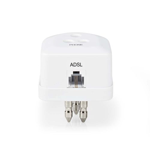 Telecom Wall Plug | RJ11 | Italy Male | RJ11 Female | White CTGB909027WT 5412810427895