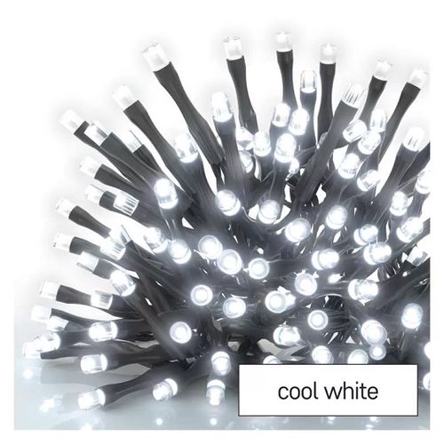 LED garland/curtain, 30Vdc, 2.5x0.9m, 100 x LED, cool white, connectable, without power supply, EMOS D1CC01 8592920094778