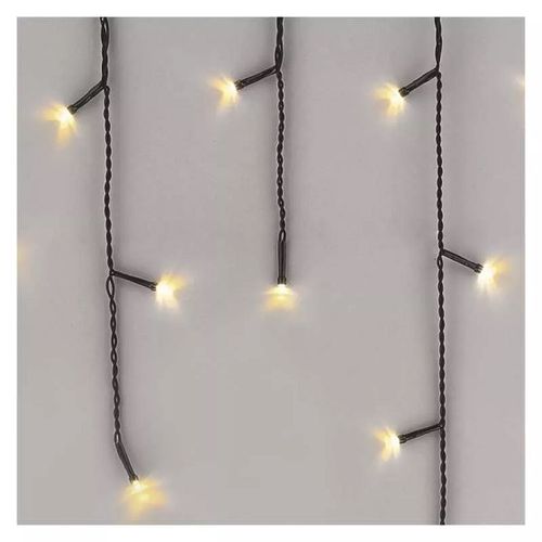 LED garland/curtain, 30Vdc, 2.5x0.9m, 100 x LED, warm white, connectable, without power supply, EMOS D1CW01 8592920094709