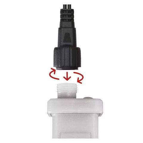 Power supply for EMOS CONNECTING garlands, 30Vdc, 12W, with remote controller, IP44, EMOS D1ZW02 8592920094464