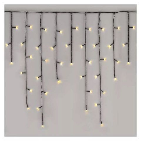 LED garland/curtain, 230Vac, 10 × 0.65m, 600 x LED, warm white, controller, EMOS D4CW03 8592920095461