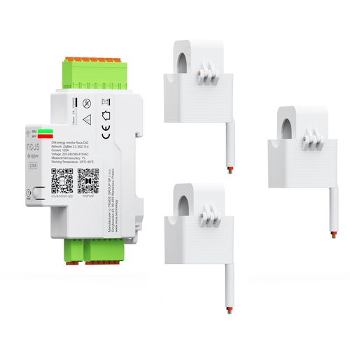 Energiamõõtja, kolmefaasiline, 230/410VAC, 120A, TUYA ZigBee MQTT NOUS-D4Z 5905072800655