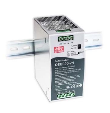 DIN-liistu tüüpi puhvermoodul 24V 40A DBUF40-24