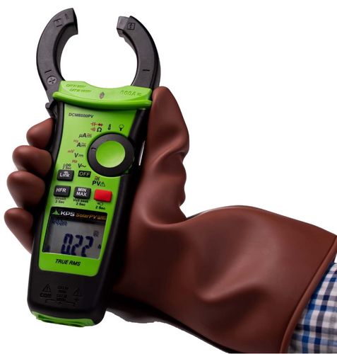 AC Clamp Meter, PV, D37mm, TRMS, NCV, 600A AC/DC, 400µA/4000µA AC/DC, 1500/2000V AC/DC, 600mV DC, 10kHz, 600kOm, 1000uF, -40-400C, 6000 LCD, BT, KPS DCM8500PV 8435394784694