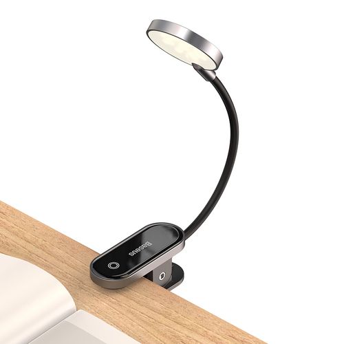 Baseus mini LED lugemislamp klambriga, 3W, 4000K, hall DGRAD-0G 6953156223523