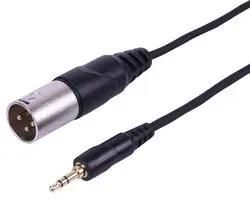 LEAD, 3.5MM ST JACK - XLR-M, 0.3M PLS00674