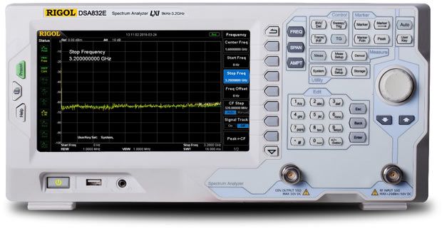 DSA832E-TG, 3.2 GHz Spectrum Analyzer, RIGOL DSA832E-TG