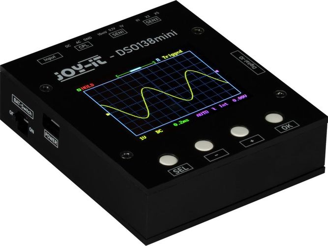 Joy-iT DSO 138 Mini ( Mobile Mini Digital Storage Oscilloscope ) with display DSO-138-Mini 4250236820545