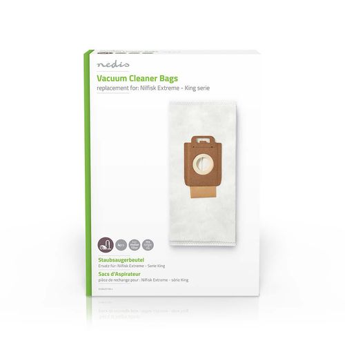 Vacuum Cleaner Bag | 4 pcs | Synthetic | Most sold for: Nilfisk | White DUBG221NIL4 5412810285471