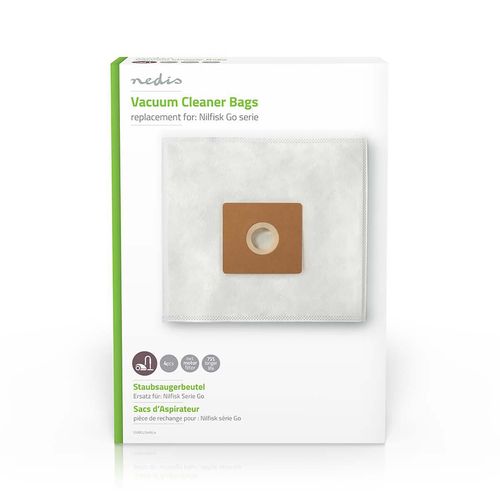 Vacuum Cleaner Bag | 4 pcs | Synthetic | Most sold for: Nilfisk | White DUBG224NIL4 5412810285464