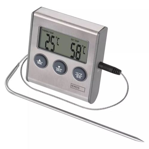 Digital Cooking Thermometer wih Probe & Timer (99 min 59 sec) E2157 8592920038307