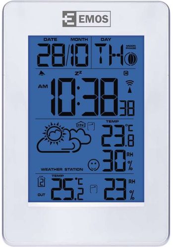 Wireless Weather Station with Outdoor Temperature, Humidity Sensor E3003 8592920044612