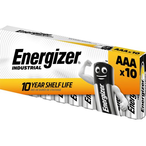 Leelispatarei LR03 (AAA) EN92 1.5V 1200mAh Industrial Energizer 10tk blisteris LR03/ENE/IND-10 7638900361063