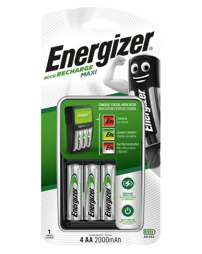 Зарядное устройство Energizer Maxi + 4 х HR6/AA 2000 мАч CHVCM4-EU+4xAA2000mA 7638900321401