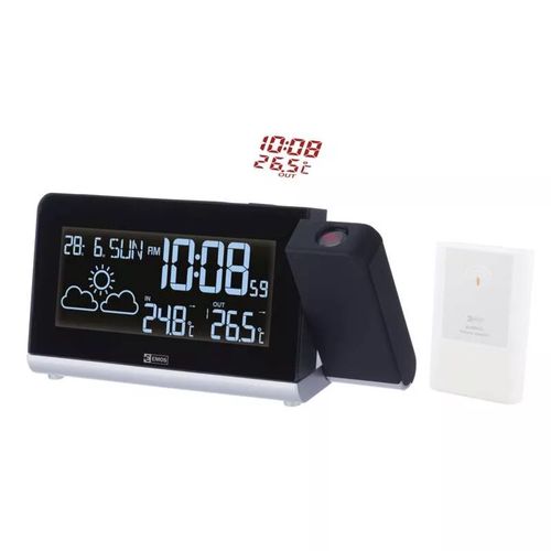 Wireless Weather Station with Outdoor Temperature Sensor & Projection E8466 8592920033098