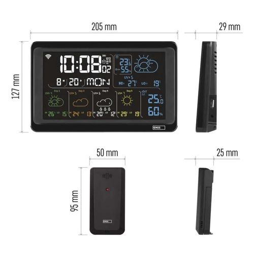 Juhtmevaba ilmajaam Wi-Fi GoSmart E8610 8592920136089