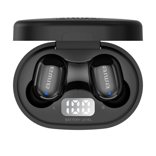 Juhtmeta Bluetooth 5.0 kõrvaklapid mikrofoniga, must EBTW-150BKMKII 8435256897371