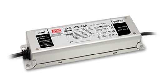 LED toiteplokk 150W ühe väljundiga 12V 10A koos PFC-ga, MEAN WELL ELG-150-12-3Y