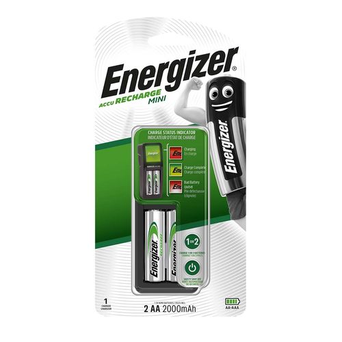 NiMH Battery Charger AA / AAA | 1.2 V DC | 2x AA/LR6 | Euro | Battery type: AA | Black EN-53542143900 7638900421439