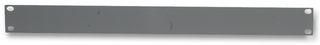 BLANK 19" RACK PANEL, 1U, GREY R1285/1UG