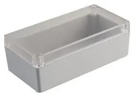 ENCLOSURE WITH CLR LID, 165X85X55MM RP1175C