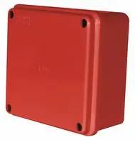PLAIN SIDED BOX, IP56, 100X100X50MM, RED OL20021R