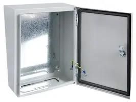 STEEL DOOR ENCLOSURE, IP66, IK10, GREY DEDS0100