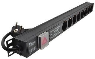 8G SURGE PROTECTED PDU SCHUKO PLUG 3M PDU-8WS-V-SCH-SCH-SP-3M