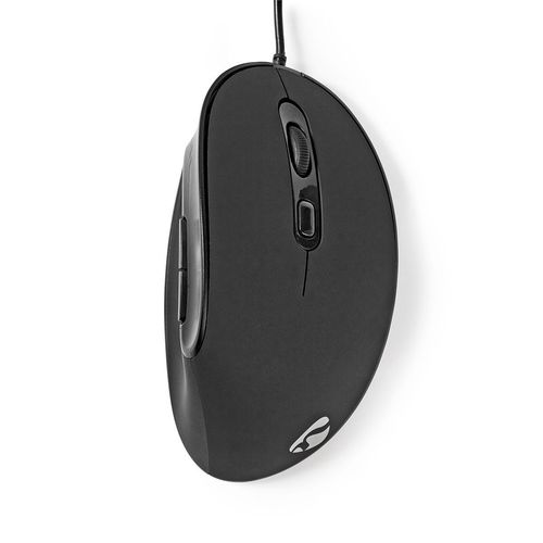 Wired Mouse | DPI: 1200 / 1800 / 2400 / 3600 dpi | Adjustable DPI | Number of buttons: 6 | Programmable buttons | Right-Handed | 1.60 m ERGOMSWD100BK 5412810304264