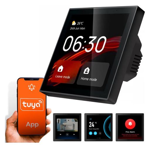 TUYA nutika kodu juhtpaneel LCD, sisseehitatud ZigBee ja Amazon Alexaga Wi-Fi ESH-CP1 5905090332664