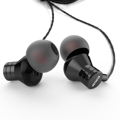 Earphones with Built-in Mic & In-Wire Remote Controller, Black ESTM-50BK 8435256897166