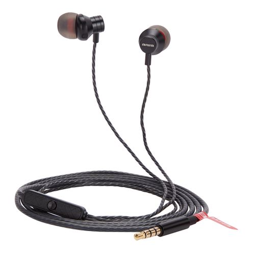 Earphones with Built-in Mic & In-Wire Remote Controller, Black ESTM-50BK 8435256897166