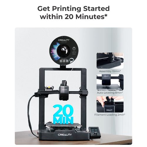 3D принтер Ender-3V3 SE 220x220x250mm сопло 260℃, станина ≤100℃ CREALITY ENDER-3V3SE 6971636403623