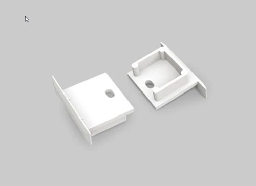 Ending SMART-IN16 with hole white F6009901 5901597256519
