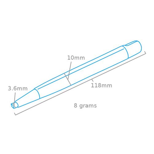 Klaaskiust hari Ø4mm FIBERPEN 4011123210500