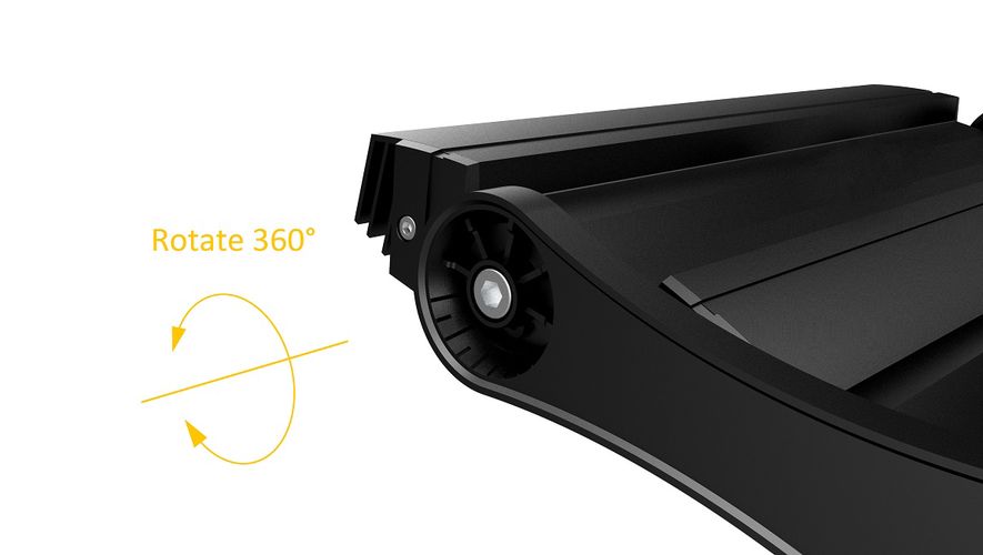 LED prožektor 150W, 230Vac, 21000lm, 4000K, IP65, IK08, must, 1-10V hämardatav, Variflood Gen II FK-VD150-A16N-HM2