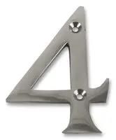 NUMERAL, 3", CHROME, NO '4' D01266