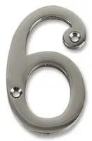 NUMERAL, 3", CHROME, NO '6 AND 9' D01268