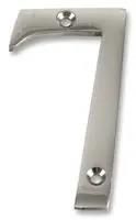 NUMERAL, 3", CHROME, NO 7' D01269